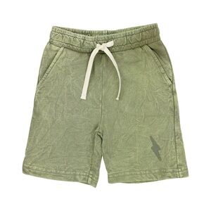 Tiny Whales Boys French Terry Sweat Shorts Green Size 12/14Y